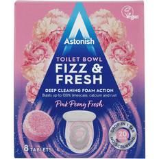 Bathroom Cleaners Astonish Toilet Bowl Fizz & Fresh Tabs Pink Peony Fresh
