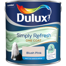 Dulux Valentine Simply Refresh One Coat Ceiling Paint, Wall Paint White 2.5L