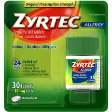 Zyrtec 24 Hour Allergy Relief 10mg 30pcs Tablet