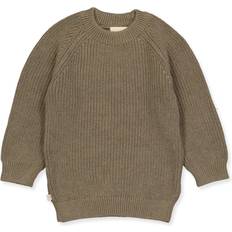 Beige Tops That's Mine Earth Melange Flo Sweater