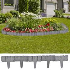 VidaXL Garden & Outdoor Environment on sale vidaXL Turais Plastic Garden Fence Stone Look