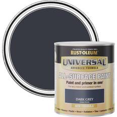 Rust-Oleum Grey - Metal Paint Rust-Oleum Universal All-Surface Gloss Wood Paint Grey 0.75L