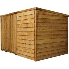Brown Bicycle Shed Mercia Garden Products Overlap 216249