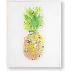 Canvas Wall Decorations Art for Pineapple Tropics Printed Framed Art