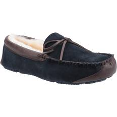 Grey Moccasins Cotswold Northwood Slippers Sand