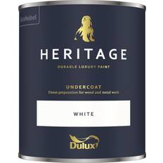 Dulux Trade Heritage Quick Dry Primer Undercoat Metal Paint White 0.75L
