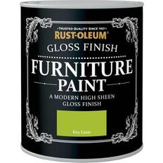 Rust-Oleum Green - Indoor Use - Wood Paints Rust-Oleum Gloss Paint Key Lime 750Ml Wood Paint Green 0.75L
