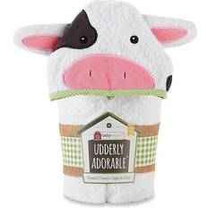 Baby Aspen Utterly Adorable Cow Hooded Towel Robe, 0-9 Months