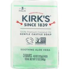 Kirk's Natural Soothing Aloe Vera Castile Soap 3-Pack 3 Bars