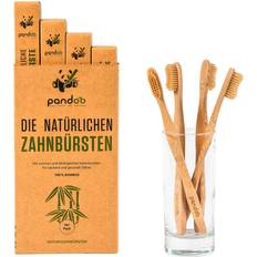 Pandoo Bambus Tandbørster 4-pack