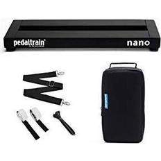 Cases Pedaltrain PT-NANO-SC Nano Effects Pedal Board with Soft Case 2 Rails 14" x 5.5"