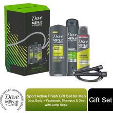 Dove Gift Boxes & Sets Dove Men Care Sport Active Bodywash Shampoo & Deo 3pcs Gift Set with Jump