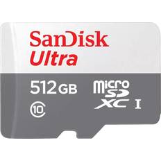 512 GB - Class 10 - microSDHC Memory Cards SanDisk Ultra microSDXC Class 10 UHS-I 100MB/s 512GB