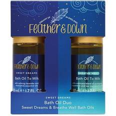 Feather & Down Bath Oil To Milk Gift Set 50ml 2-pack