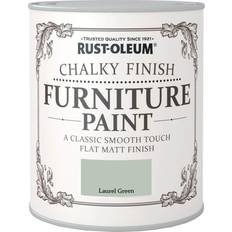 Rust-Oleum Green - Indoor Use - Wood Paints Rust-Oleum Laurel Green Chalky Finish Paint 750Ml Wood Paint Green 0.75L