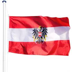 Tectake Flags & Accessories tectake Flagpole aluminium Austria