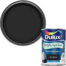 Dulux Black - Wall Paints Dulux Simply Refresh One Coat Feature Wall Paint, Ceiling Paint Black