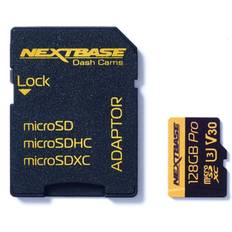 128 GB - Class 10 - microSDXC Memory Cards Nextbase Pro microSDXC Class 10 U3 V30 100/70 MB/s 128GB +SD Adapter