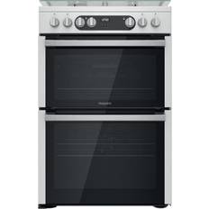Dual fuel cooker 60cm Hotpoint HDM67G9C2CX Stainless Steel