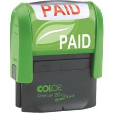 Colop Green Line Self-Inking P20 Stamp SCANNED 37x13mm RD