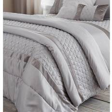 Grey Bedspreads Catherine Lansfield Sequin Cluster Bedspread Silver, Grey (260x240cm)