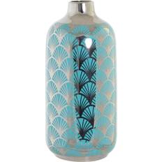 Dkd Home Decor Porcelain Turquoise Oriental Vase