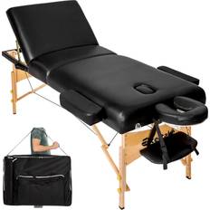 tectake Massage table Somwang 7.5 cm padding black
