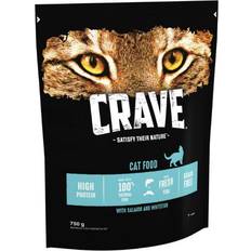 Crave Adult Salmon & Whitefish Dry Cat Food Economy Pack: 2