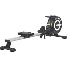 Foldable Rowing Machines Homcom Adjustable Magnetic