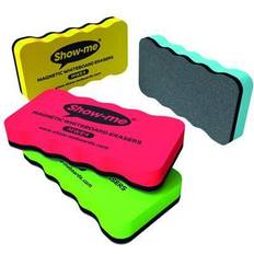 Show-me Magnetic Whiteboard Eraser Assorted Pack