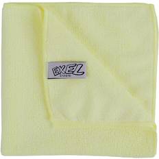 Jantex Microfibre Cloths Yellow Pack 5