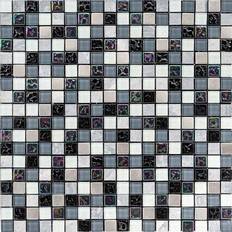 Mosaic tiles House of Mosaics Warehouse Petrol PMMIXSA4 30x30cm