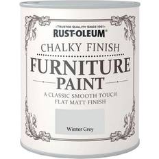 Rust-Oleum Grey - Mattes - Wood Paints Rust-Oleum Chalk Chalky Paint Winter Wood Paint Grey