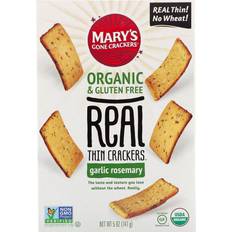 Mary's Gone Crackers Organic Real Thin Gluten Free Garlic Rosemary