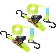 Proplus Bungee Cords & Ratchet Straps Proplus Tie Down Strap with Ratchet + 2 Hooks 2 5