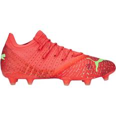 Orange - Women Football Shoes Puma Future 1.4 FG/AG W - Fiery Coral/Fizzy Light/Black/Salmon