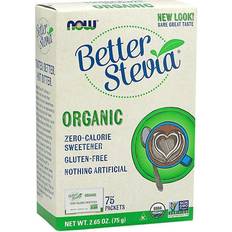 Now Foods Better Stevia Packets Organic Natural ZeroCalorie Sweetener