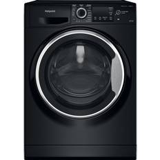Black - Washer Dryers Washing Machines Hotpoint NDB 9635 BS UK