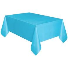 Unique Party Light Blue Plastic Tablecloth, 108" x 54"