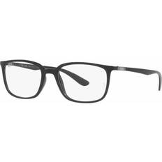 Transparent Glasses & Reading Glasses Ray-Ban Rb7208 Black Clear Lenses Polarized 54-18