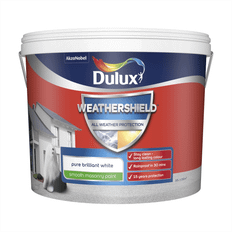 Dulux Concrete Paint Dulux Weathershield All Weather Concrete Paint Pure Brilliant White 10L