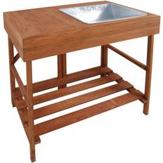 Esschert Design Potting Table Hardwood