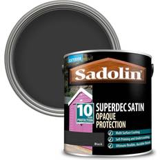 Sadolin Black Paint Sadolin SAD5028829 Superdec Opaque Wood Wood Protection Black