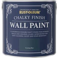 Rust-Oleum Blue - Plaster Paint Rust-Oleum Chalky Finish 2.5-Litre Wall Paint, Wood Paint Blue