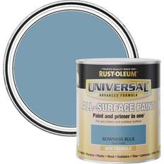 Rust-Oleum Blue - Indoor Use - Wood Paints Rust-Oleum Universal All Surface Brush on Paint Satin Wood Paint Blue 0.75L