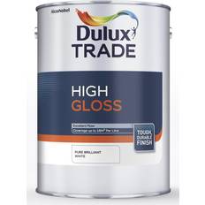 Dulux Trade Paint Dulux Trade High Gloss Wood Paint Pure Brilliant White 1L
