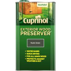Cuprinol Brown - Wood Paints Cuprinol Exterior Wood Preserver BP 5L Wood Paint Brown, Green
