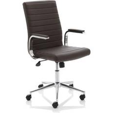 Dynamic Ezra Executive Brown Leather Chair