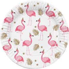 Boland Papptallrikar Flamingos