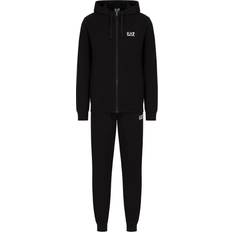 Solid Colours Jumpsuits & Overalls Emporio Armani Core ID Hooded Tracksuit - Black